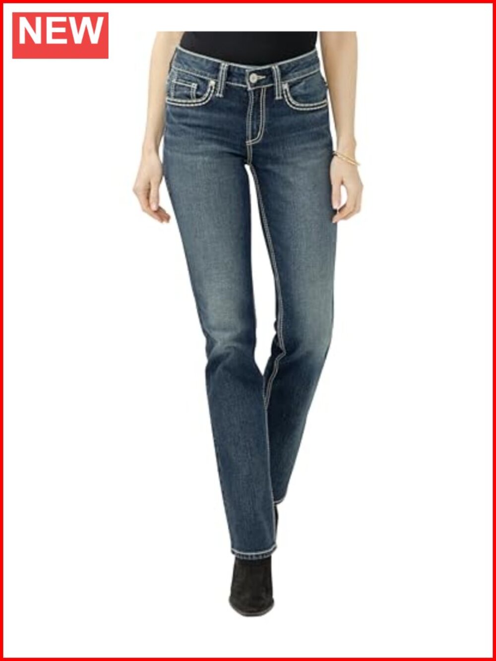 Silver Jeans Co. Suki Mid Rise Slim Bootcut Jeans